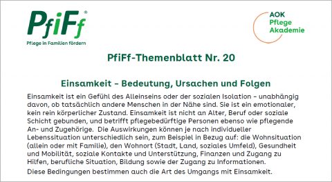 Ausschnitt Themenblatt Nr. 20