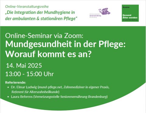 Ausschnitt-Flyer Ernährung und Mundgesundheit