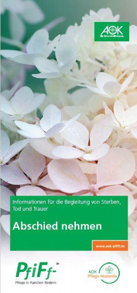 Titelbild des Fächers Abschied nehmen