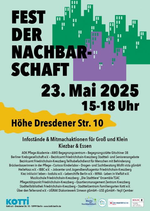 Nachbarschaftsfest Plakat 2025
